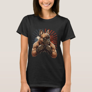 French Bulldog Kickboxing Martial Art Boxing Dog G T-Shirt