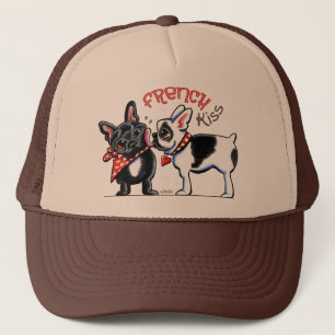 French Bulldog Kiss Trucker Hat