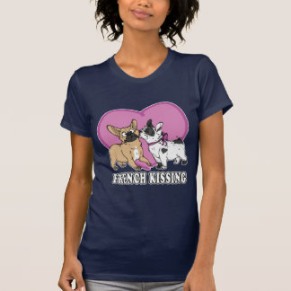French (bulldog) Kissing T-Shirt