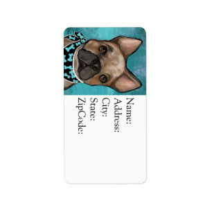 FRENCH BULLDOG LABEL