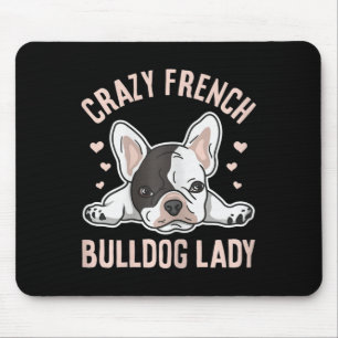 French Bulldog Lady Design For Your Frenchie Wife Mouse Mat