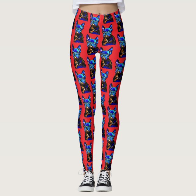 French Bulldog Leggings (Front)