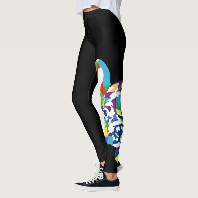 French Bulldog Leggings (Left)