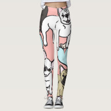 French bulldog leggings