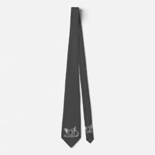 French Bulldog Lines Tie