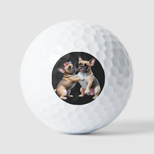 French Bulldog Love French Bulldog Golf Balls