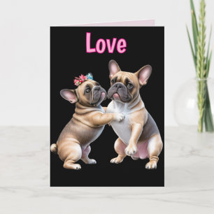 French Bulldog Love  French Bulldog Holiday Card