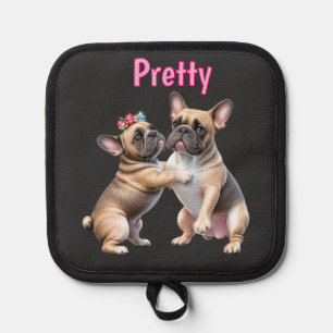 French Bulldog Love French Bulldog Pot Holder