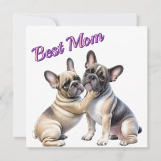 French Bulldog Love French Bulldog  Thank You Card