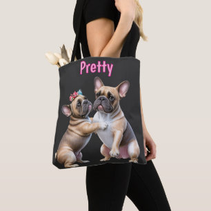 French Bulldog Love French Bulldog Tote Bag