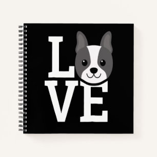 French Bulldog Love Frenchie Good Gift Dog Lover Notebook