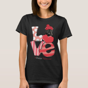 French Bulldog LOVE Frienchie Dog Mom Valentine 2 T-Shirt
