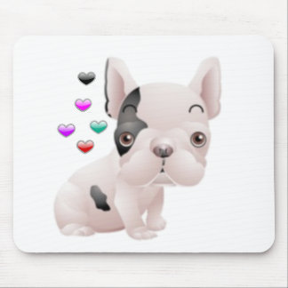French Bulldog Love Mouse Mat