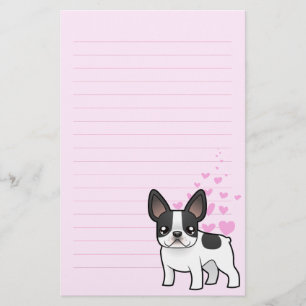French Bulldog Love Stationery
