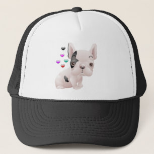 French Bulldog Love Trucker Hat