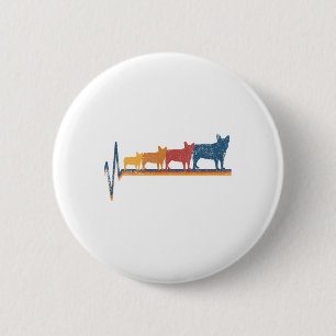 French Bulldog Lover 6 Cm Round Badge