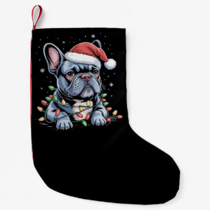 French Bulldog Lover Frenchie Christmas Hat Xmas  Small Christmas Stocking