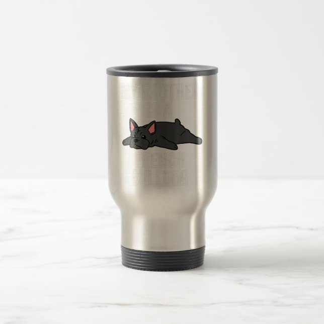 French Bulldog Lover Girl Tumbler | Mug Gifts  (Center)