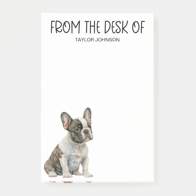 French Bulldog Lover Post-it Notes (Front)