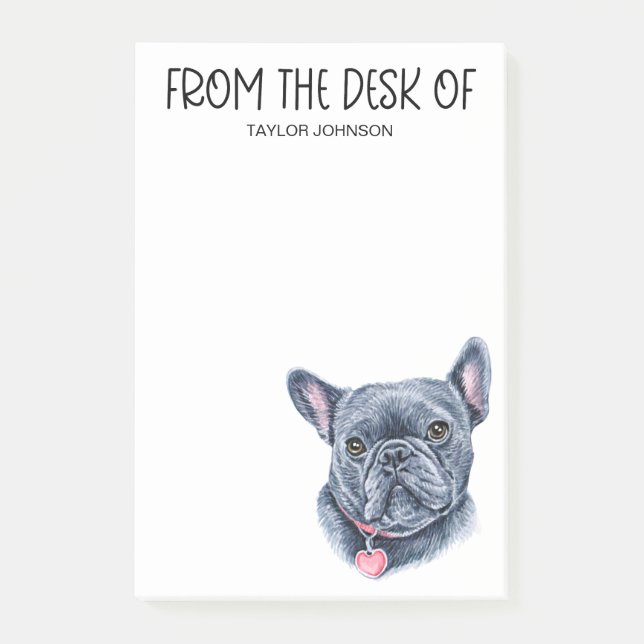 French Bulldog Lover Post-it Notes (Front)