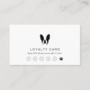 French Bulldog Loyalty Card