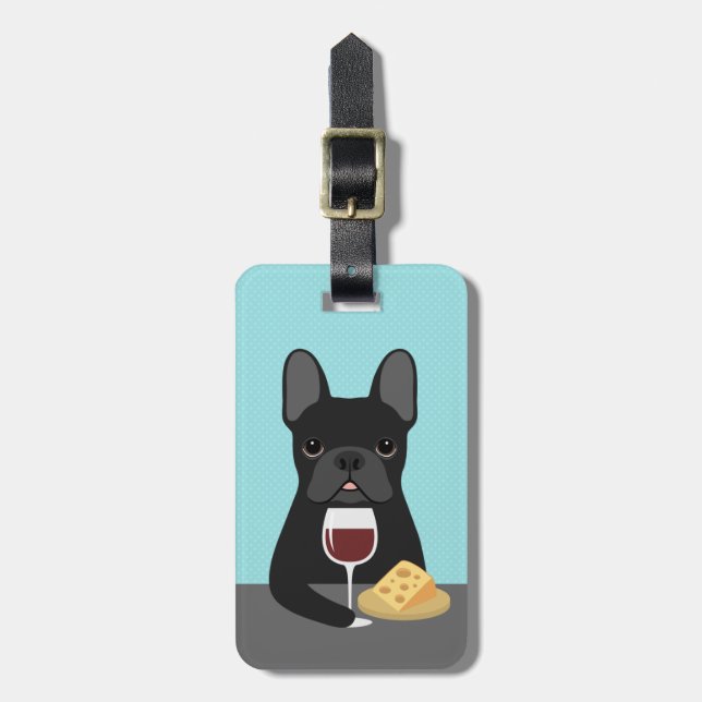 French Bulldog Luggage Tags (Front Vertical)