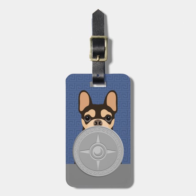 French Bulldog Luggage Tags (Front Vertical)