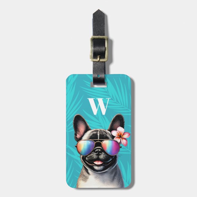 French Bulldog Luggage Tags (Front Vertical)