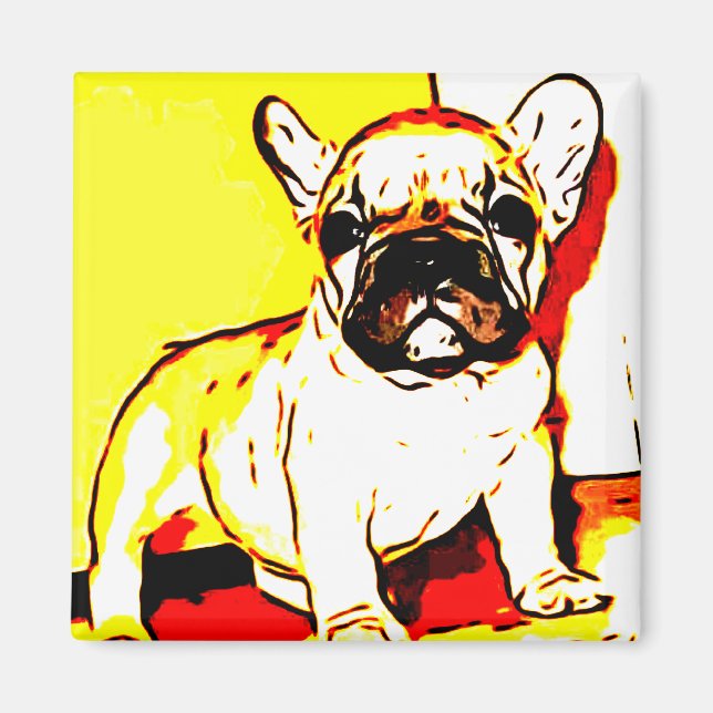 French bulldog magnet (Front)