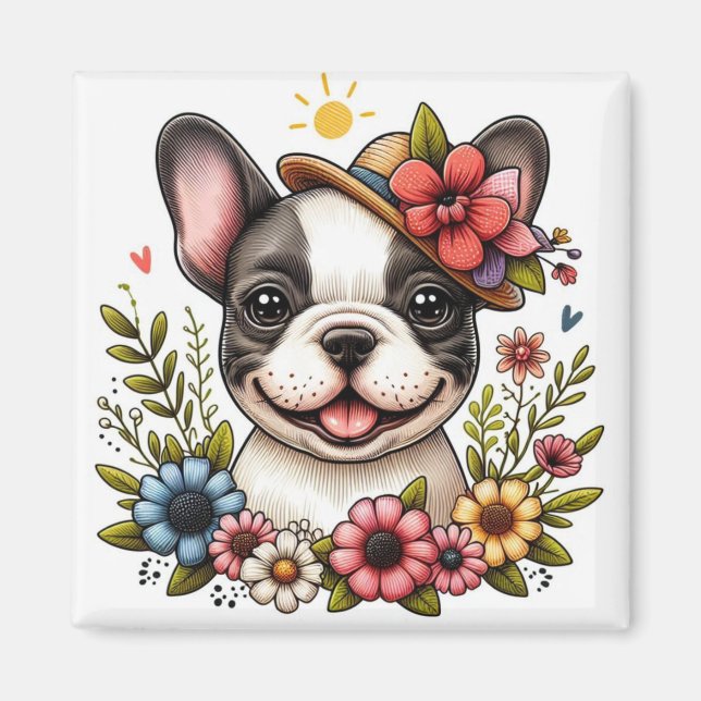 French Bulldog Magnet (Front)