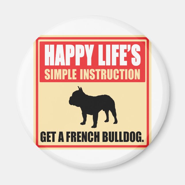 French Bulldog Magnet (Front)