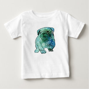 French Bulldog Mandala Baby Fine Jersey T-Shirt