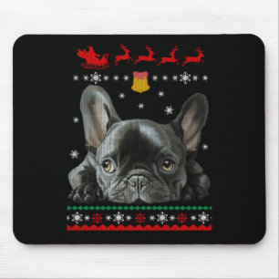 French Bulldog Merry Christmas With Frenchie Mouse Mat