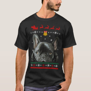 French Bulldog   Merry Christmas With Frenchie T-Shirt