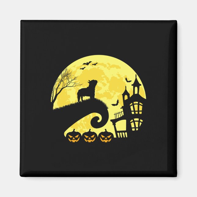 French Bulldog Moonshine Frenchie Mum Frenchie Dad Magnet (Front)