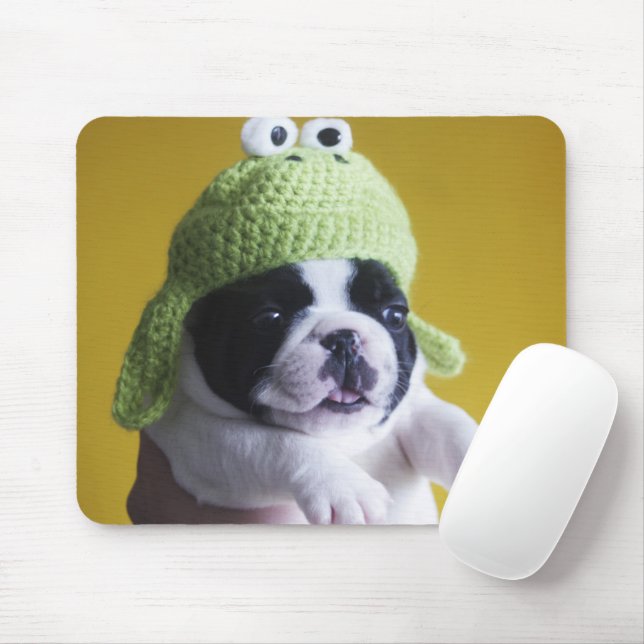 French Bulldog Mouse Mat (With Mouse)