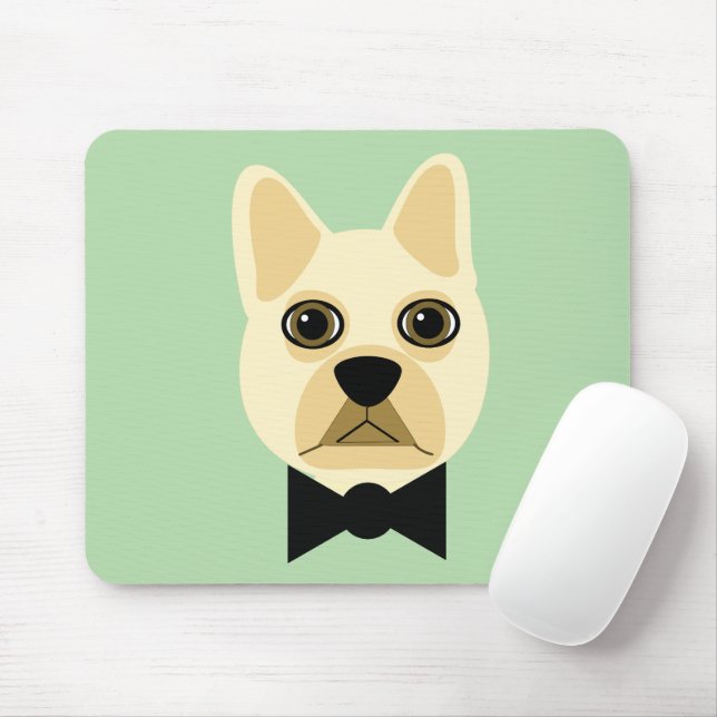 French Bulldog Mouse Mat (With Mouse)