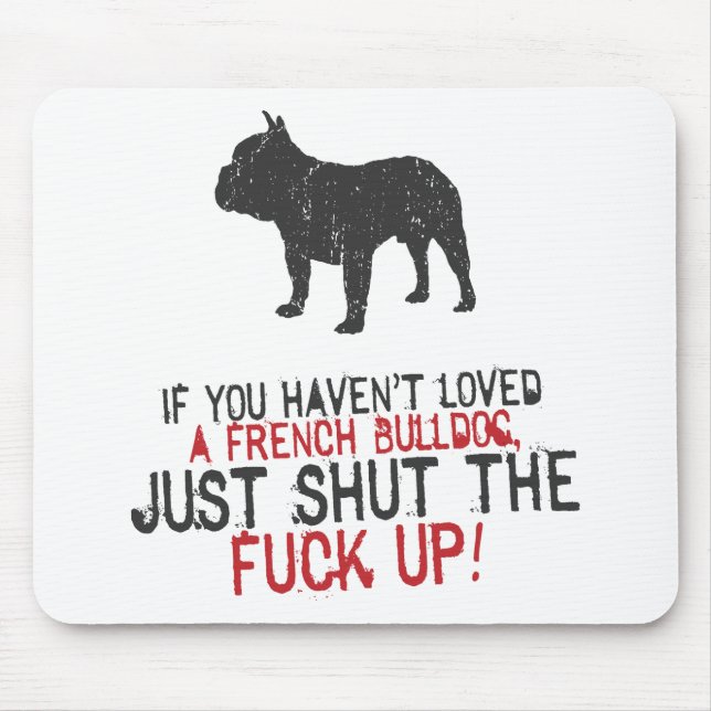French Bulldog Mouse Mat (Front)