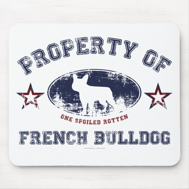 French Bulldog Mouse Mat (Front)
