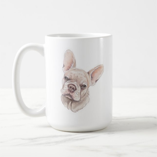French Bulldog Mug | 15 oz (Left)