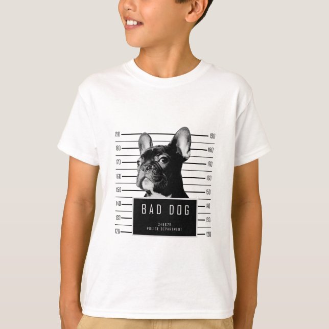 French Bulldog Mugshot Shirt (Front)