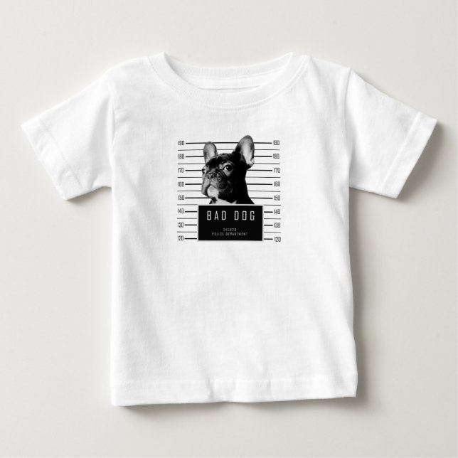 French Bulldog Mugshot Shirt (Front)
