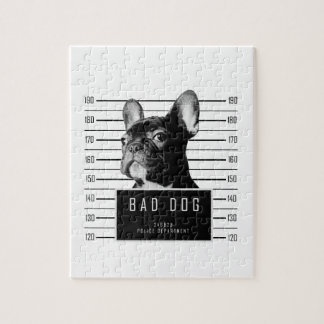 French Bulldog Mugshot Shirt Jigsaw Puzzle