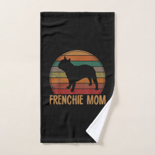 french bulldog mum gift   pet frenchie gift hand towel