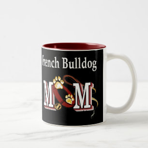 French Bulldog Mum Gifts Two-Tone Coffee Mug