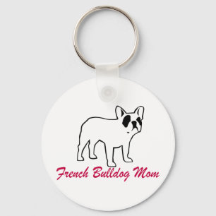 French Bulldog Mum Key Ring