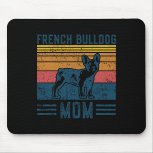 French Bulldog Mum - Vintage French Bulldog Mum Mouse Mat