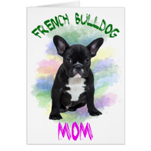 French Bulldog Mum Water Colour Oil Painting Art