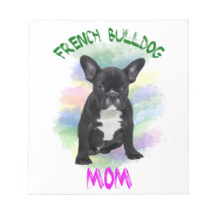 French Bulldog Mum Water Colour Oil Painting Art Notepad