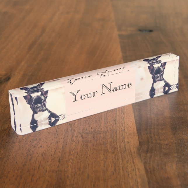 French Bulldog Nameplate (Side)
